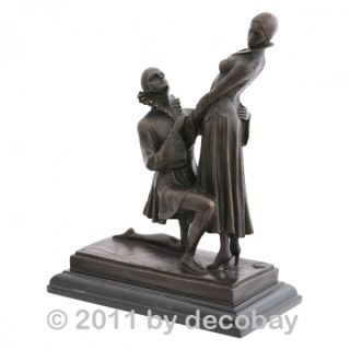 Bronzestatue Arrangement mit Mann mit Heiratsantrag an Frau Bronze