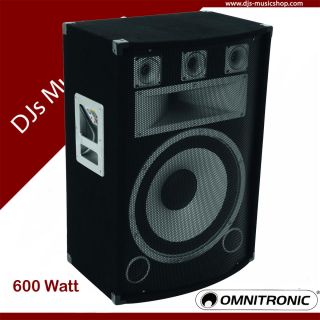 Omnitronic 3 Wege Box DS 153 MK2, 600W