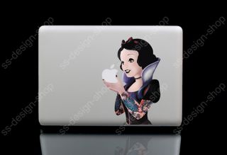 Goth Princess Snow White Sticker Vinyl Decal for Apple Macbook Pro Air