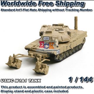 Standmodell Panzer USMC M1A1 Golfkrieg Trumpeter 1:144