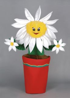 Blume im Topf Kostüm Promotion Act Lauffigurenkostüm