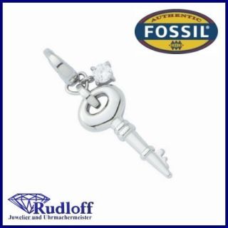 FOSSIL Charms JF86294 CHARM Edelstahl Schlüssel Anhänger