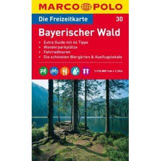 MARCO POLO Freizeitkarte Bayerischer Wald 1110.000 Extra Guide mit