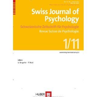 Swiss Journal of Psychology / Schweizerische Zeitschrift für