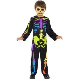 Skelettkostüm Kostüm Skelett für Jungen Bunt Halloween