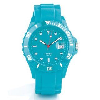 trendige Armbanduhr Silikon Uhr Watch Modeuhr Gummiuhr Quarzuhr