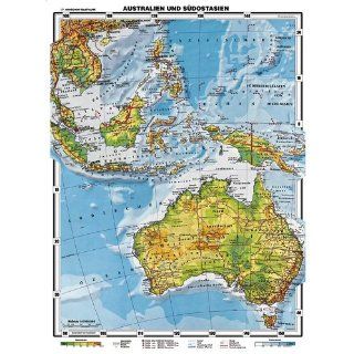 XXL 1, 95 Meter   Original handgezeichnete Australien und Südostasien