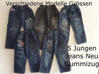 Neue CooLe Jungen Jeans Hosen 3  5st. Gummizug gr86 158