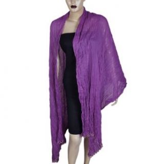 Batikschal Baumwolle für Damen 223 x 101 cm Bekleidung