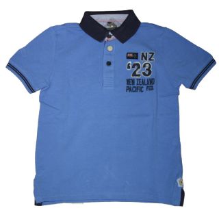 New Zealand Auckland Klasse Polo Hemd Blau Gr. 116   176 So 2012 NEU