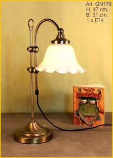 Jugendstil Tisch Büro Lampe Tischlampe Lese Glas Bürolampe