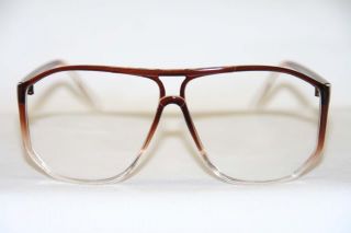 Nerd Brille 80er Jahre Oversize Glasses Klarglas Hornbrille