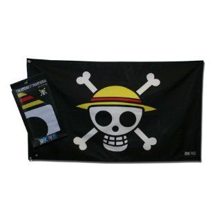 Fahne / Jolly Roger: Skull Ruffy (70 x 120 cm): Spielzeug
