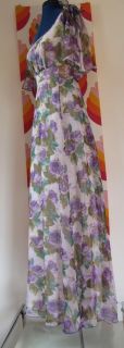 Vintage Kleid Dress Abendkleid 70er Gr 34/36
