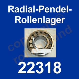 22318 Radial Pendelrollenlager Lager Ø 190/90x64 mm