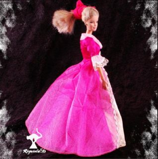 Traumhaftes Kleid Kleidung for Prinzessin Barbie Steffi Puppe + Schuhe