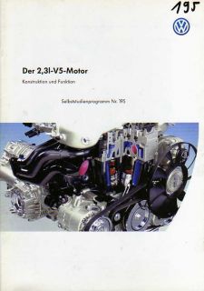 SSP 195 VW PASSAT B5 Motor 2,3L 110kW V5 Handbuch AGZ