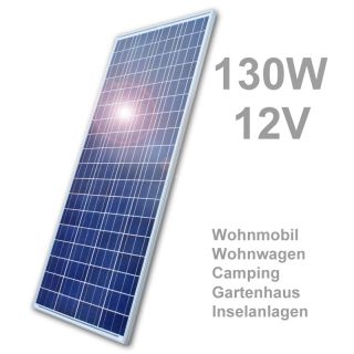 Solarmodul 12V Solarpanel 130W Solar Panel k. 100w 50w