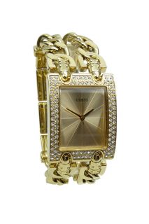 Guess Damenuhr statt 189 EUR W0072L1 Mod Heavy Metal Gold Armbanduhr