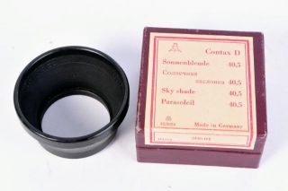 Zeiss Ikon Sonnenblende Lens Shade f. Contax D 40,5mm