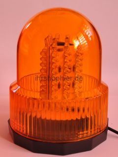 Gefahrenleuchte Orange 12V 90 LED Neu