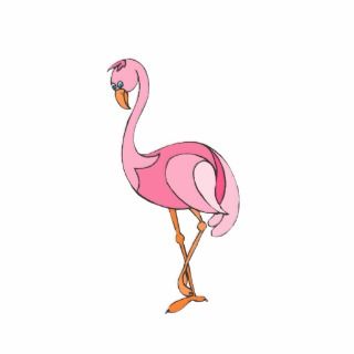 Fiona Flamingo Cut Out