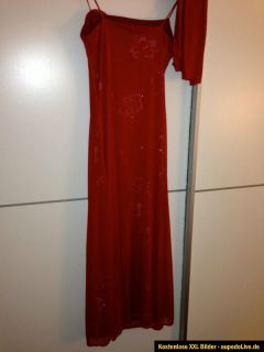 Kleid Ballkleid Damen Gr. 38 rot bodenlang neu und nie getragen