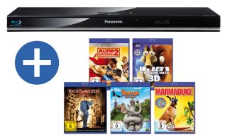 Panasonic DMP BDT210EG 3D Blu ray Player inkl. 5 Top Filme