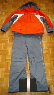 PHENIX Skianzug Herren Gr. 52/54 L/XL orange/grau Skijacke Skihose   1
