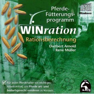 WINration. Pferde Fütterungsprogramm. Version 2.0. CD ROM für