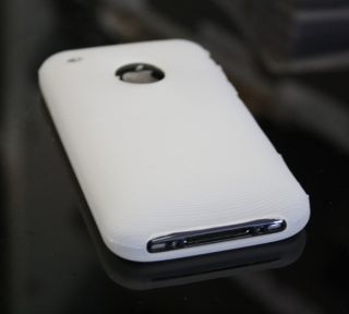 iPhone 3G & 3GS Silikon Gummi Weiß Handy Tasche Silicon Cover Case