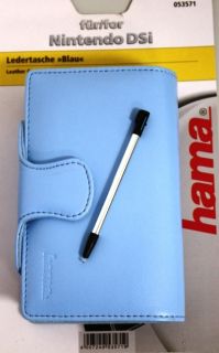 Hama Tasche Case Leder Blau für Nintendo DSi DS i NDSi