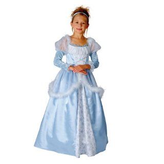 Märchen Prinzessin 140 Kleid in Blau Faschingskostüme Kinder 