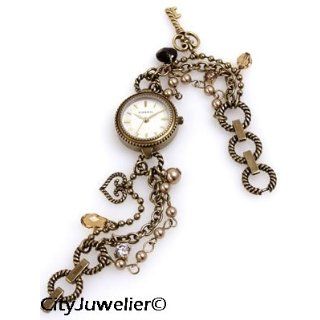 Fossil Damen Uhr ES 1610 Bettelarmband mit Uhr Elektronik