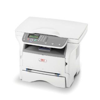 OKI MB260 Multifunktions Laserdrucker weiß/grau Computer