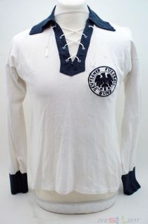 DFB Deutschland Spielertrikot Shirt langarm l s match worn 50er 60er 8