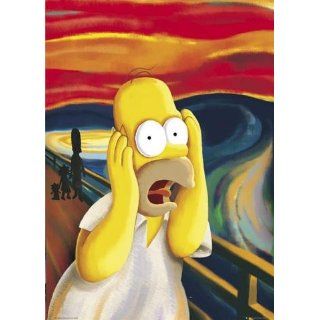 Homer, Scream XXL Poster (136 x 96cm) Küche & Haushalt
