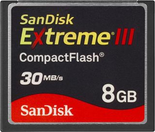 SanDisk Extreme III 8GB Compact Flash CF 30MB/s 8 GB G
