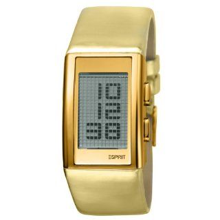 Esprit Damen Armbanduhr Future Shine Gold Digital Leder ES101382005