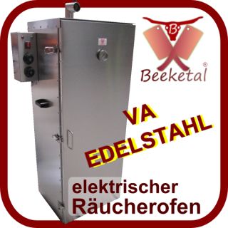 Beeketal elektrischer Räucherofen Smoker Edelstahl Grill