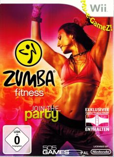 Zumba Fitness Join the Party inkl. Fitness Gürtel Wii Spiel *Deutsch