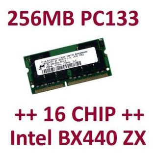 256MB Notebook RAM PC133 16Mx8 16 Chip 133Mhz SO DIMM