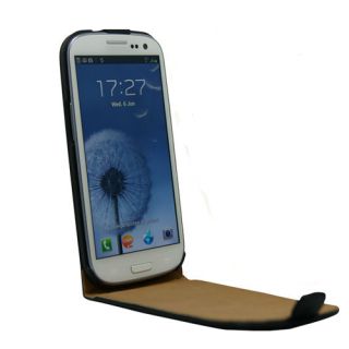 Samsung Galaxy S3 i9300 echte Leder Tasche Case Hülle Cover Schale