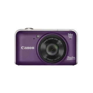 CANON PowerShot SX 220 HS Purpur Digitalkamera 12,1 MP Weitwinkel