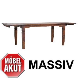 ESSTISCH MAYA, TISCH SHEESHAM MASSIV B 160 240 cm