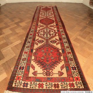 ANTIK Alter Edeler Handgeknüpfter Perser Teppich eschgin Iran 350X100