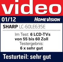 Sharp LC60LE635E 152 cm LED Backlight Fernseher, EEK 