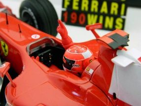 Schumacher Ferrari 248 F1 5 Times Monza 118 HW