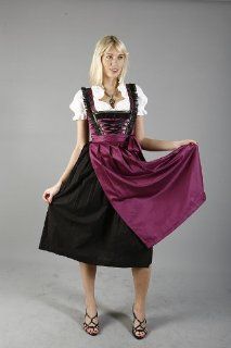 Stockerpoint Mididirndl 3tlg. Amanda fuchsia 70 cm Stockerpoint