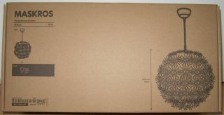 IKEA Hängelampe MASKROS 55cm Deckenlampe Pusteblume Neu & OVP